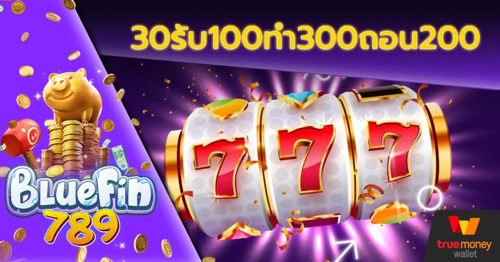 30รับ100ทํา300ถอน200